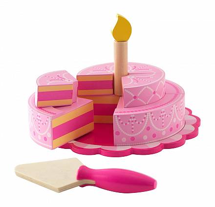 Игровой набор - Многоуровневый праздничный торт, розовый 